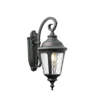 Уличный настенный светильник зеленый Maytoni Goiri O029WL-01GN MAYTONI ПОД СТАРИНУ, ФОНАРЬ 00-3898377 Зеленый