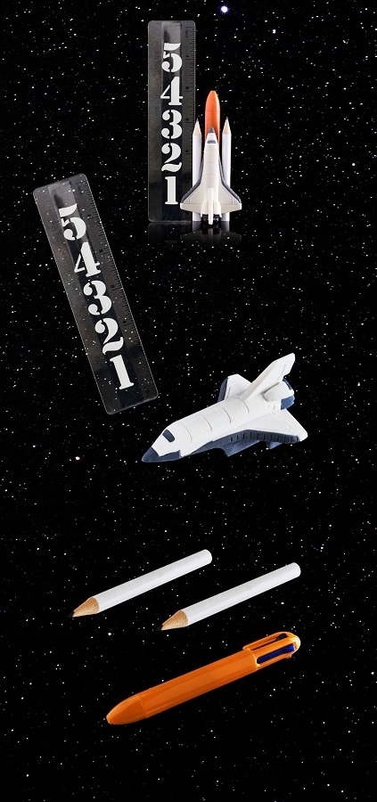 SK SETSPACE1 Набор space shuttle stationery Suck UK  - Вид №8