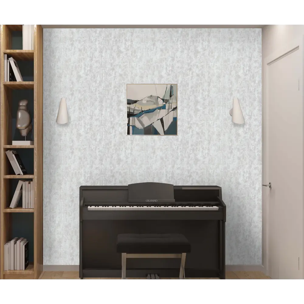 Флизелиновые обои A.S. Creation Style в светло-серых тонах для элегантного интерьера 82991431 STLM-0038538 - Вид №4