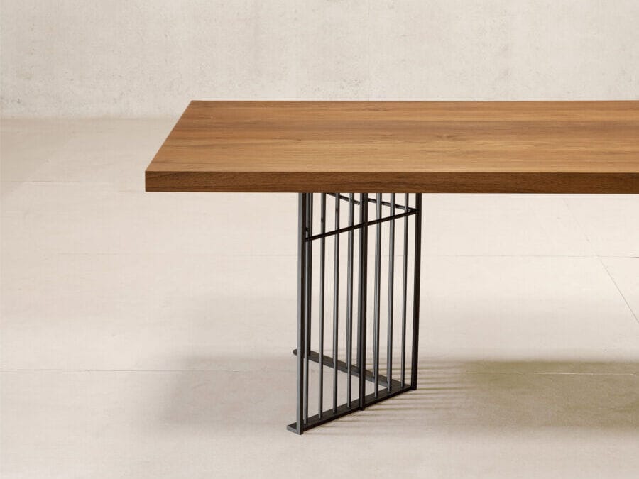 Прямоугольный обеденный стол из стали и дерева Phantom Hands Джеффри Бава ARCH-00028012 - Вид №1