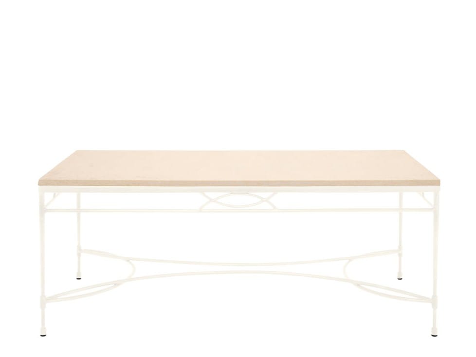 Прямоугольный журнальный столик из смолы и нержавеющей стали JANUS et Cie ARCH-00026762 - Вид №3