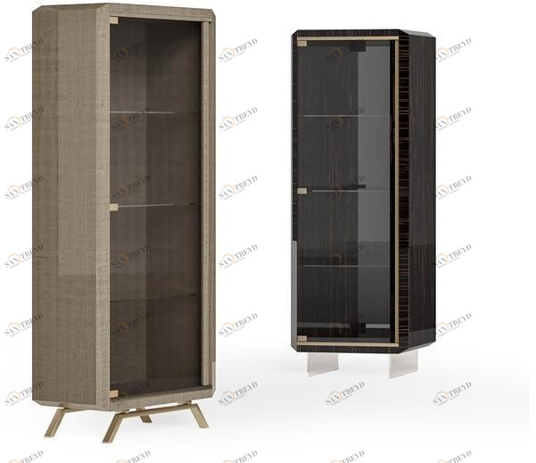 Barnini Oseo Витрина из лакированной древесины Richmond upon thames Rc182