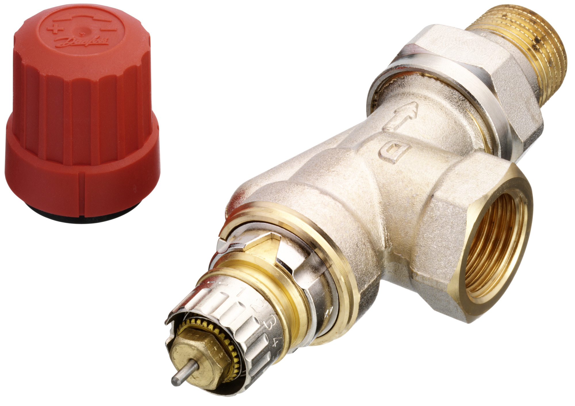 Danfoss Клапан RTR-N/RA-N для двухтрубной системы отопления Клапан RA-N 15 UK, наружн. резьба 013G4203  - Вид №6