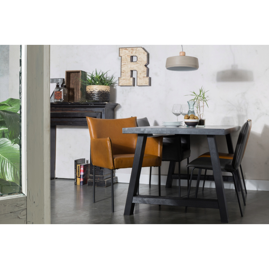 Кресло Dion коричневое White Label Living 1200121 - Вид №1