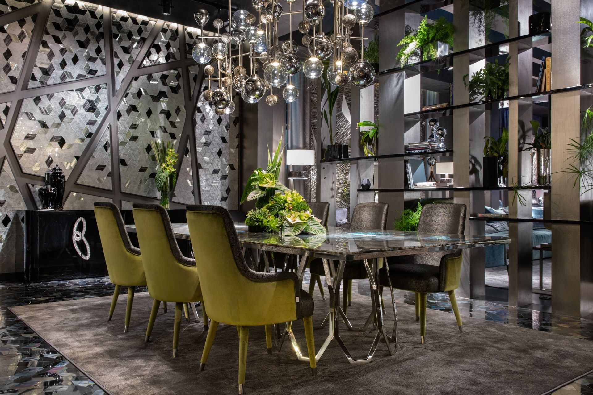 Прямоугольный мраморный стол Sicis Борджиа ARCH-00098157 - Вид №1