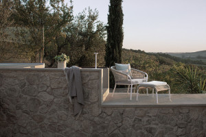 Алюминиевая и веревочная прямоугольная Садовая подставка для ног