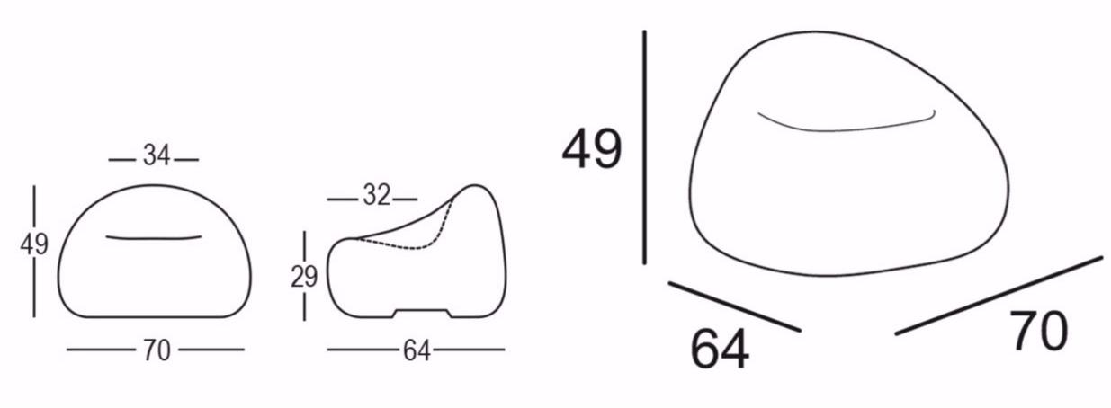 Plust Кресло из полиэтилена Gumball junior sun-id-1381010 - Вид №32