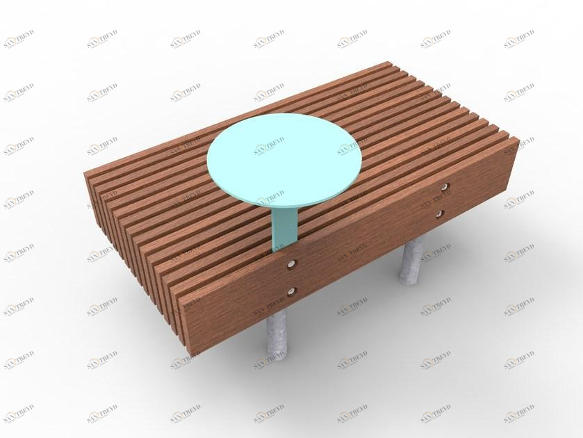 mmcité1 Модульная скамья без спинки Woody sun-id-1383464