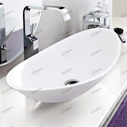 А600 Накладная раковина на столешницу  овальная Arbi 