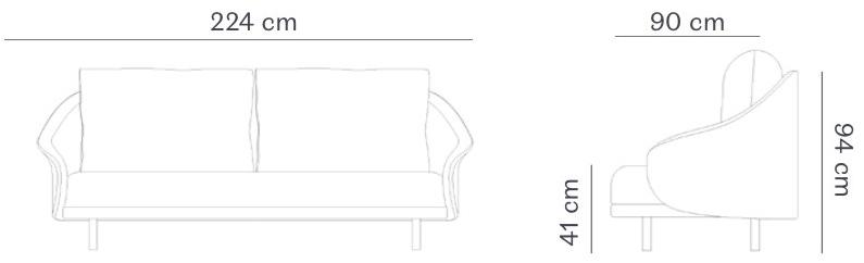 NORR11 2-местный тканевый диван sun-id-1506838 - Вид №6