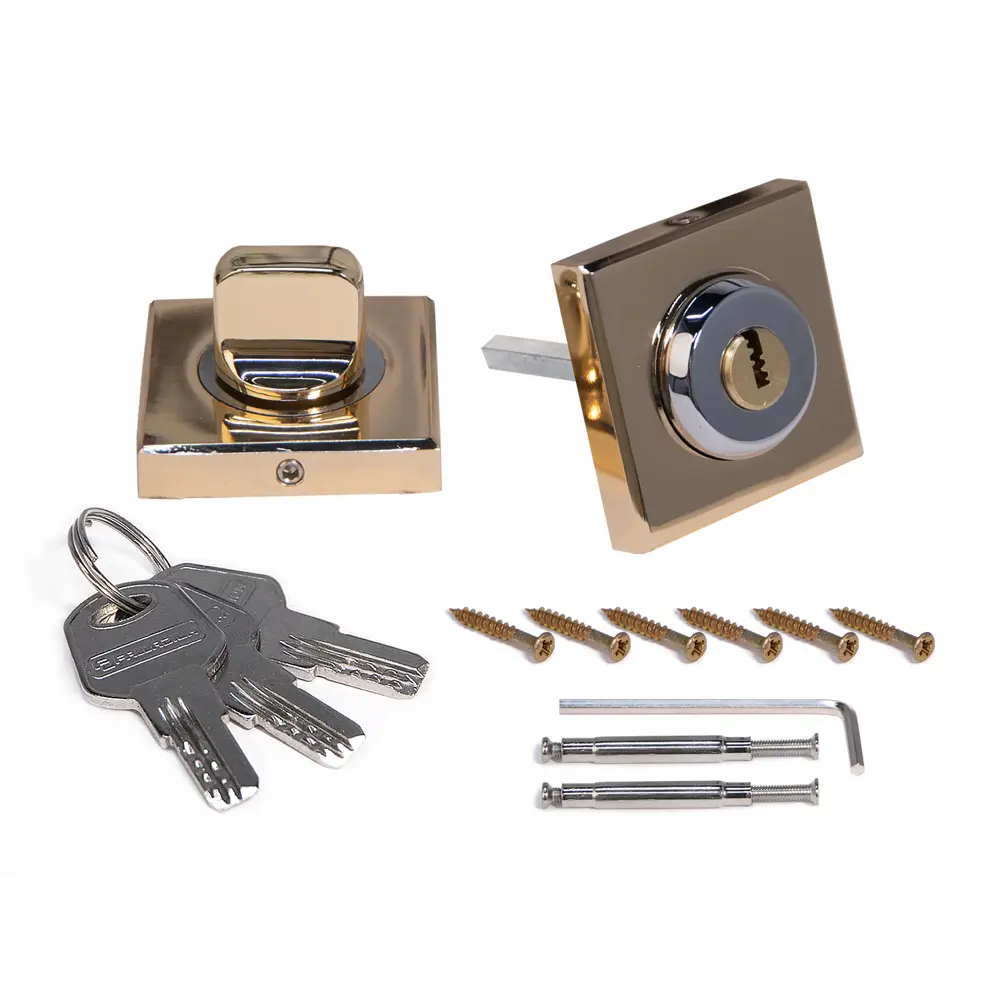 Фиксатор-ключ Palladium квадратный для межкомнатных дверей 89322433 STLM-1447870 - Вид №1