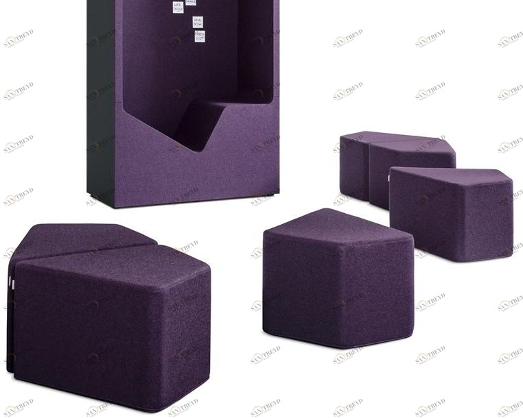 werner works Пуф из мягкой ткани Parkour sun-id-1474827