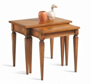 SELVA Прямоугольный высокий журнальный столик вишня Villa borghese 3373