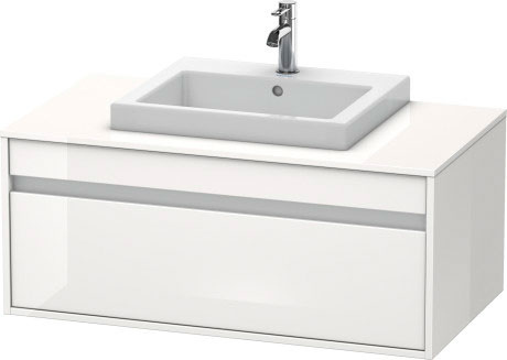 KT679502121 Ketho Тумбочка подвесная Орех темный декор Duravit - Вид №2
