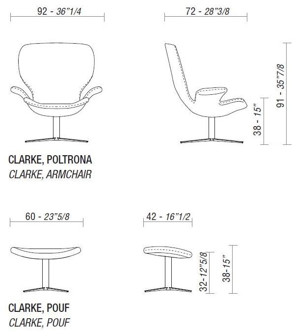 ESTEL GROUP Поворотное кожаное кресло sun-id-1356438 - Вид №1