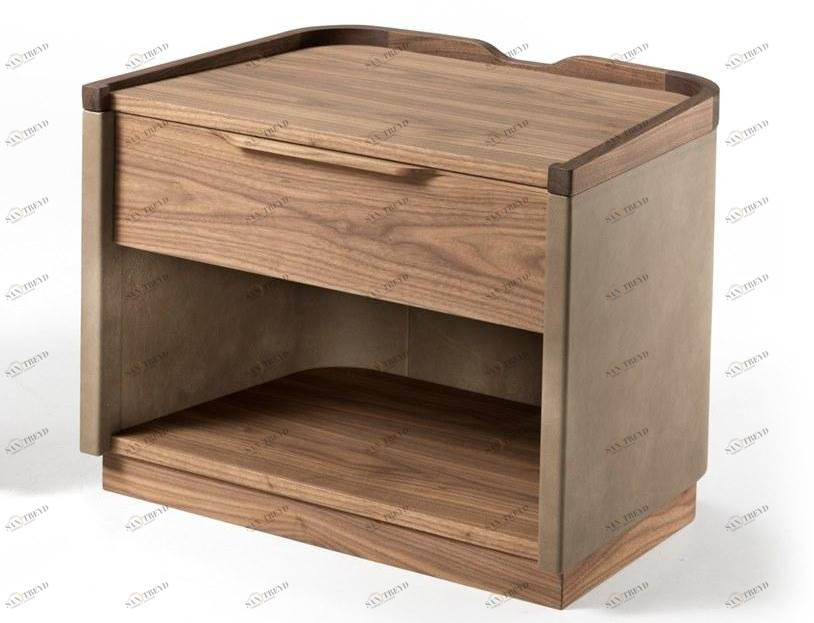 Arte Brotto Тумбочка из орехового дерева Leonardo L135nl