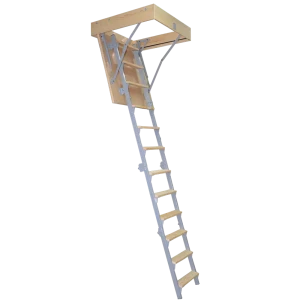 Лестница чердачная складная с секциями ЧЛ-18 70x80x265
