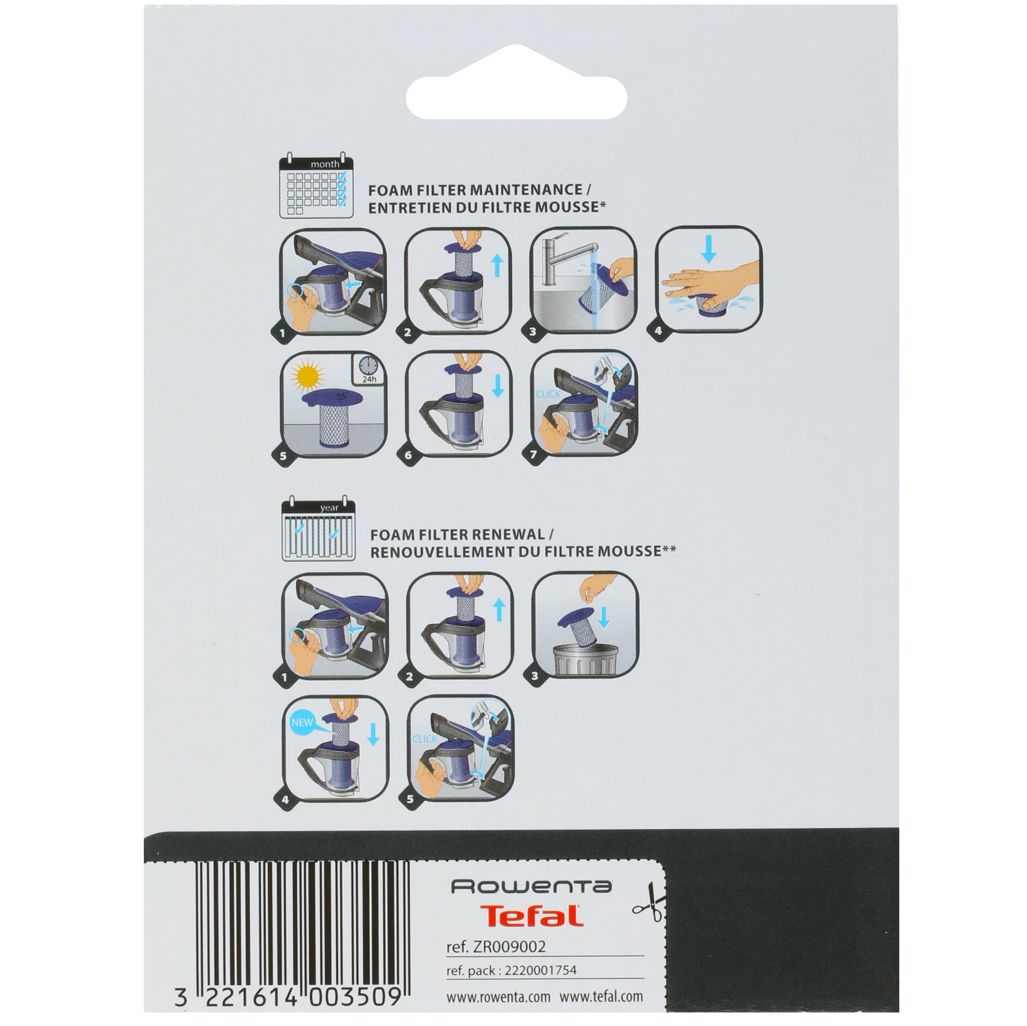 1630293 Фильтр Tefal ZR009002 STDN-0090452 - Вид №2