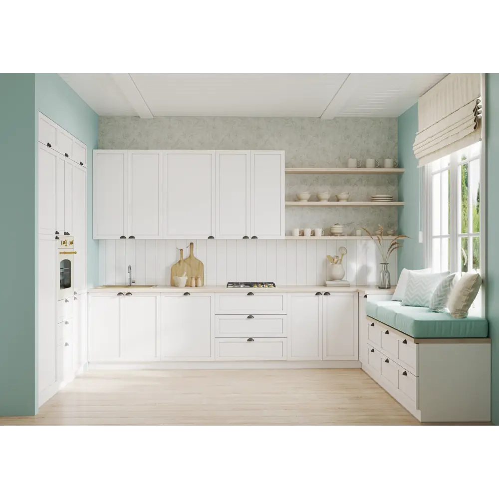 Фасад кухонный DELINIA ID Ньюпорт 32.9×76.5 см матовый белый 82010408 STLM-0017297 - Вид №14