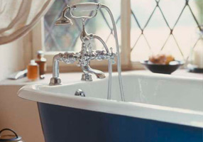 Gentry Home Bexley Cast iron bathtubs with feet Серебряный лист цветок GH102812  - Вид №1