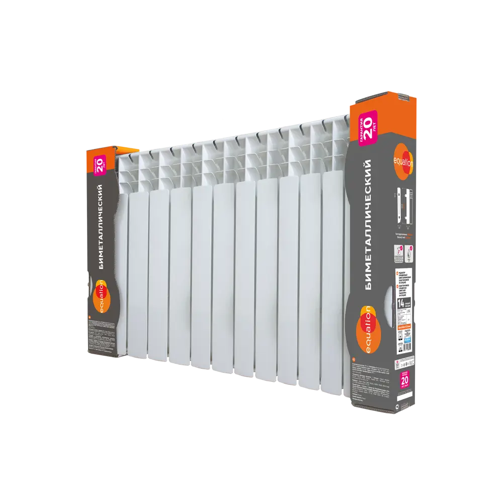 Биметаллический радиатор Equation 14 секций для эффективного обогрева 86565622 STLM-0070090 - Вид №7