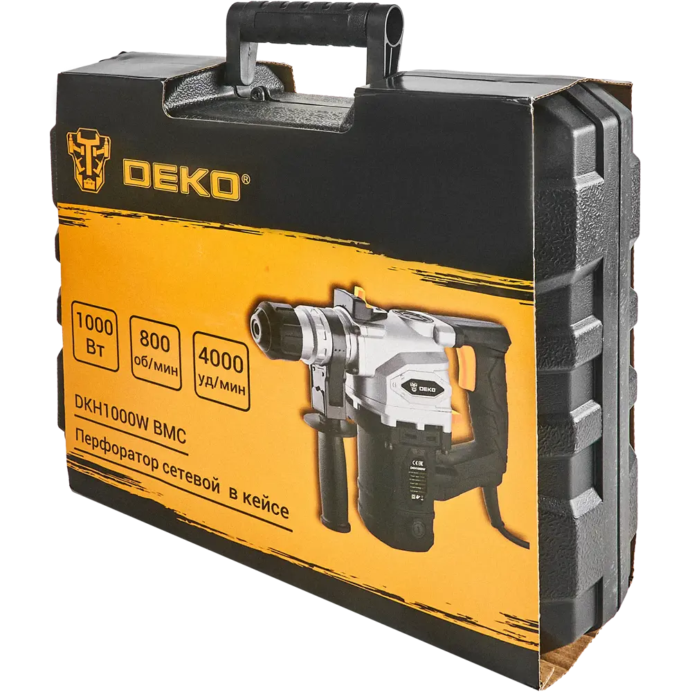 Перфоратор сетевой SDS-plus Deko DKH1000W, 1000 Вт, 4.1 Дж 88035741 STLM-2123953  - Вид №8