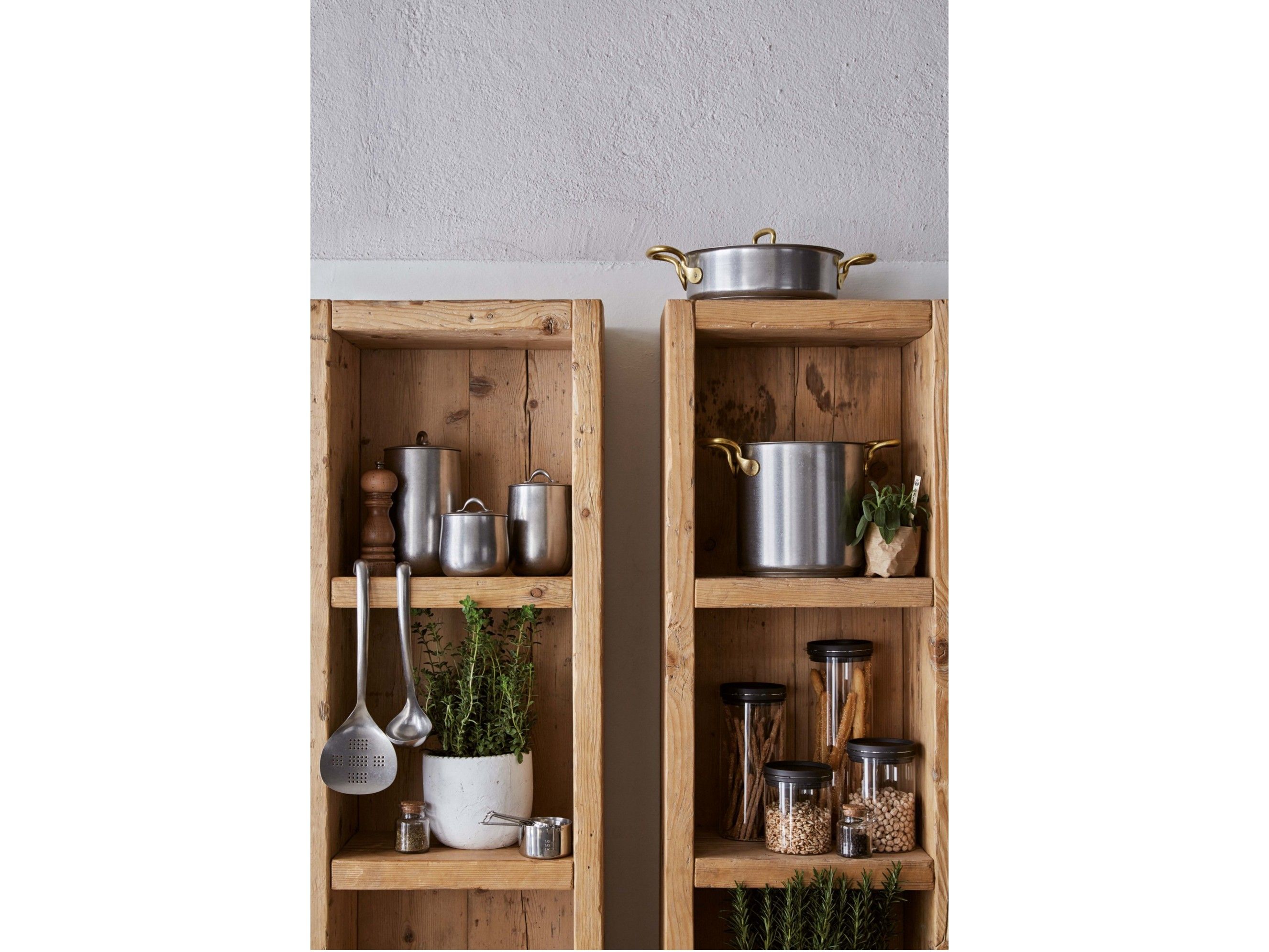 Горшок из нержавеющей стали с ручками Sambonet Винтаж 1965 года ARCH-00077382 - Вид №5