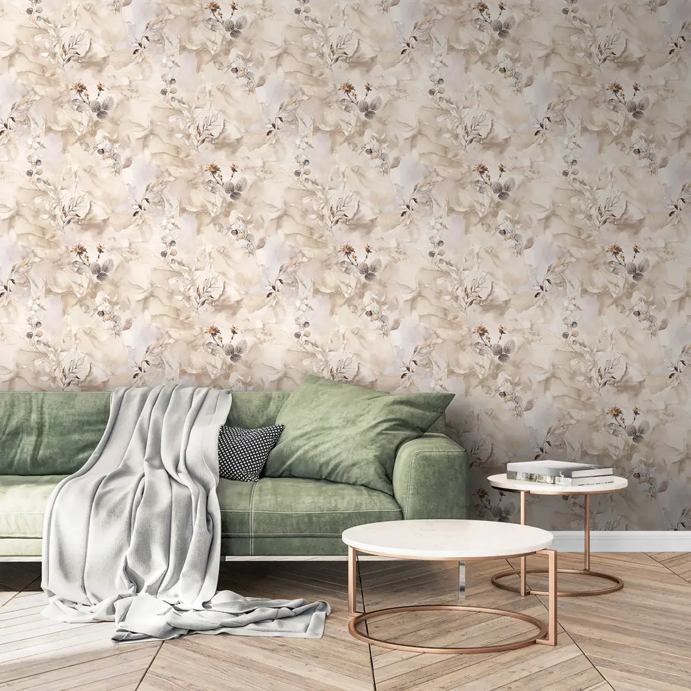 Обои флизелиновые Ateliero Mirage коричневые 1.06 м 989866 STLM-2093971 - Вид №2