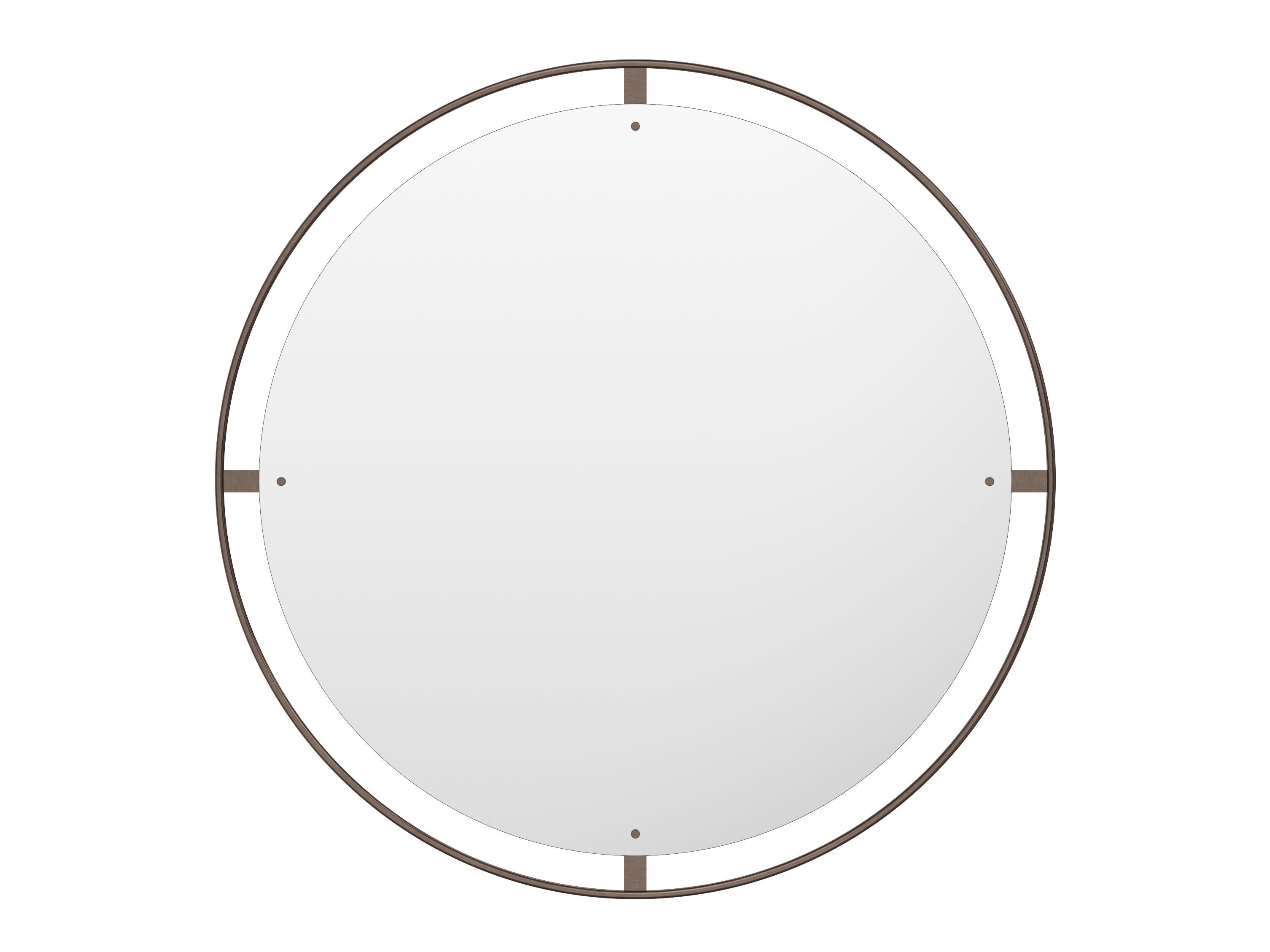 Настенное круглое латунное зеркало Audo Copenhagen Nimbus ARCH-00061778 - Вид №1