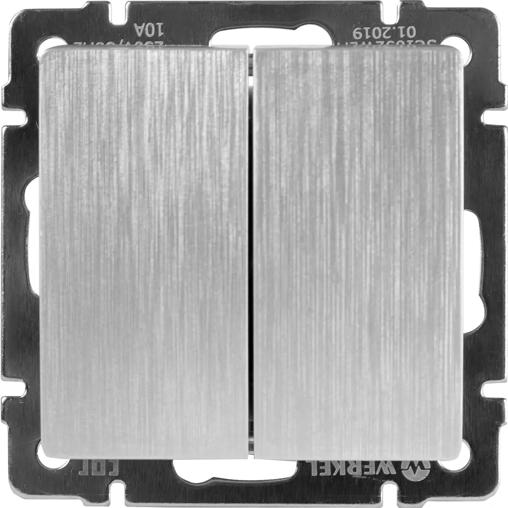 Выключатель двухклавишный WERKEL для скрытого монтажа 82125402 Встраиваемые механизмы STLM-0019729