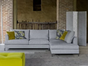 Flexstyle 4-х местный тканевый диван с шезлонгом