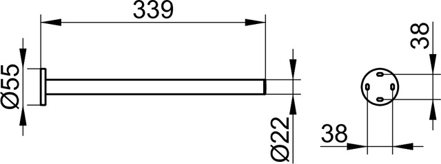 14923370000 Полотенцедержатель KEUCO Plan - Вид №3