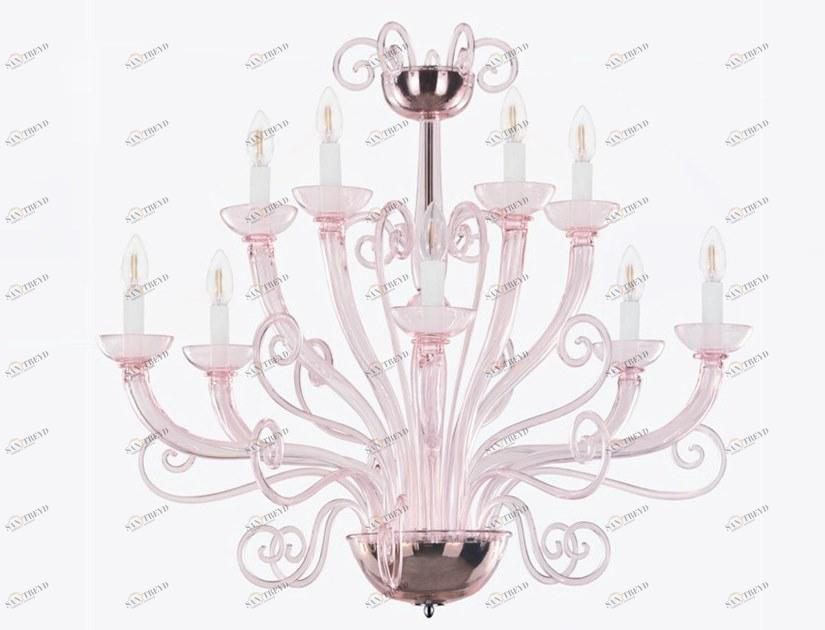 MULTIFORME Люстра ручной работы из муранского стекла Melisanda Se0525-5+5-r