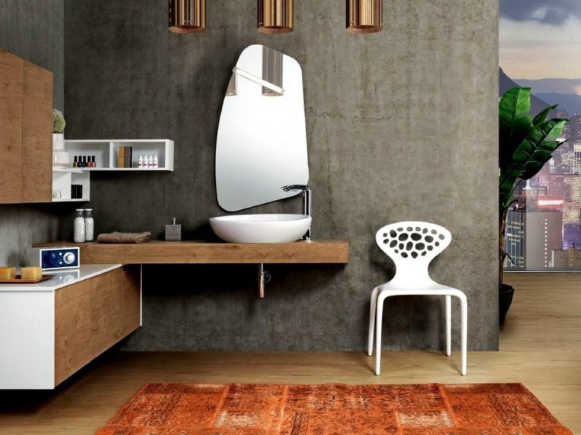 Mobiltesino Тумба под умывальник угловая подвесная со шкафом Velvet sun-id-1441481 - Вид №2