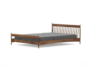 Двуспальная кровать из массива дерева