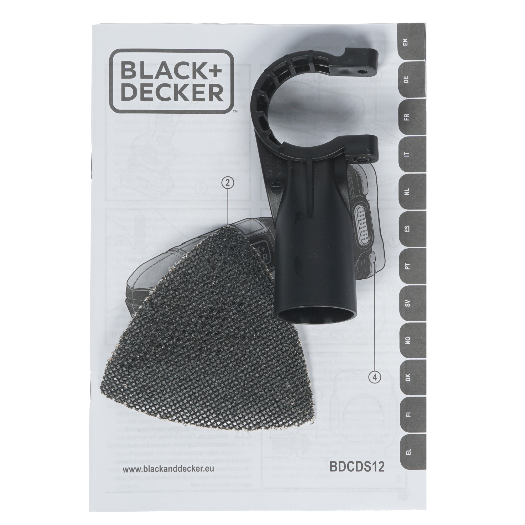 Виброшлифовальная машина Black&Decker BDCDS12N-XJ 10.8/12V  , Без ЗУ, Без АКБ 1275731 Black+decker STDN-0030516 - Вид №6