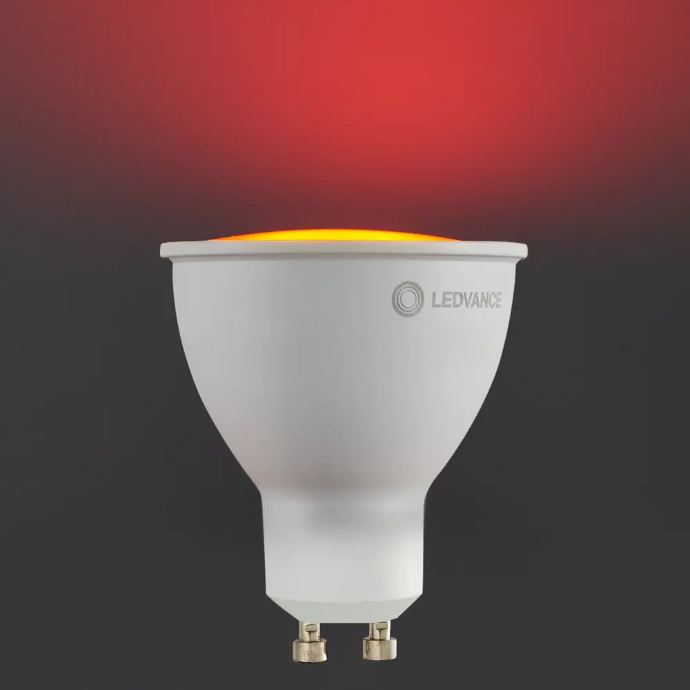 Лампа умная светодиодная Ledvance Smart Plus GU10 220-240 В 5 Вт спот матовая 350 лм, изменение цвета RGB STLM-2044059 - Вид №4