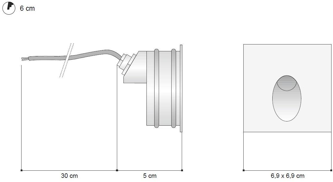 EGOLUCE Уличные светодиодные лестницы Step 6369 - Вид №1