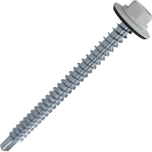Кровельные саморезы Standers RAL9003 сверло белые 4.8x65 на вес 82182021 STLM-2125914