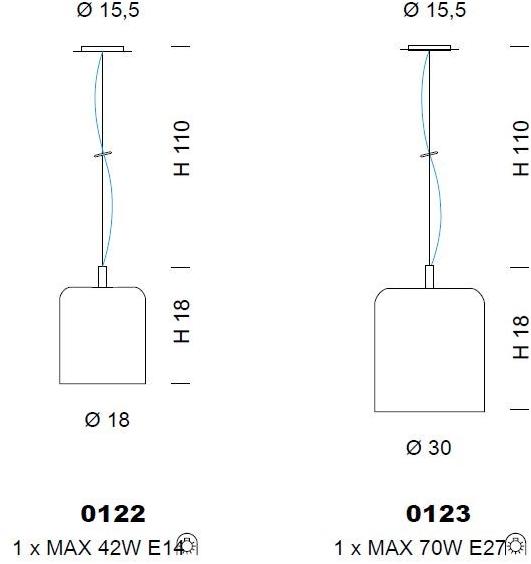 Sylcom Подвесной светильник из стекла Mask 0122/0123 - Вид №3