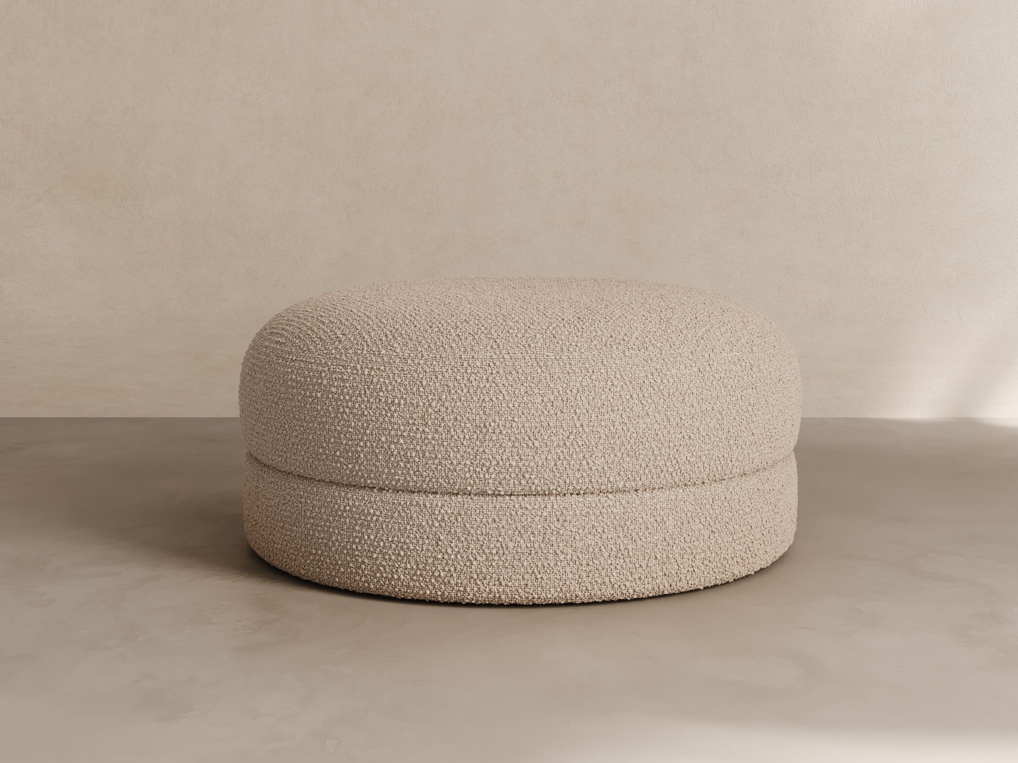 Круглый пуф из ткани Paloma Editions Palace ARCH-00070362 - Вид №1