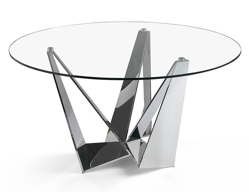 062106 Круглый обеденный стол стеклянный Ø130 Angel Cerda CT2061R  - Вид №1