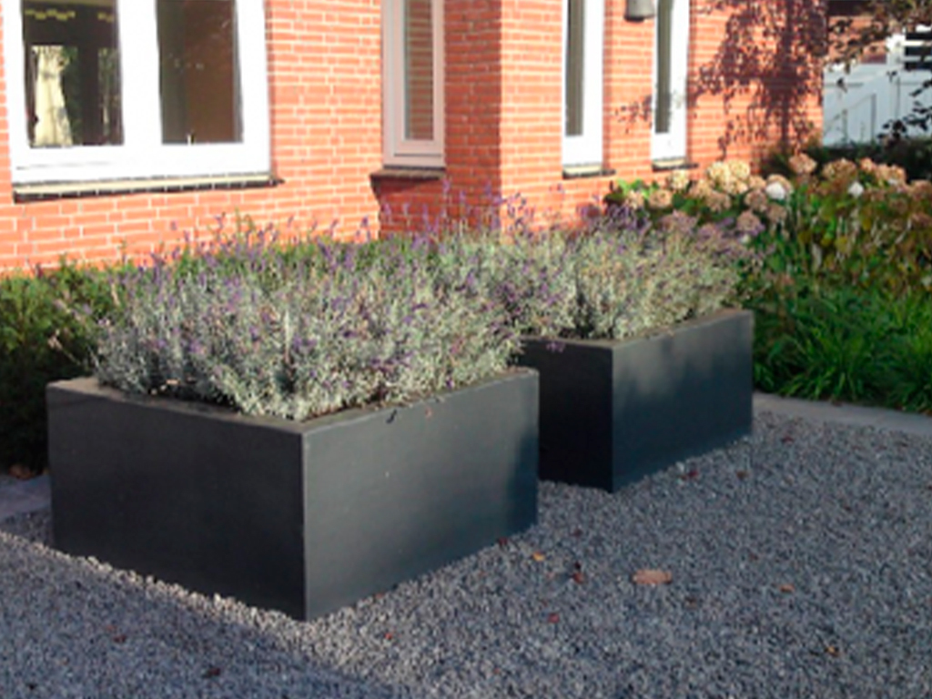 Кашпо коллекции "Ардена" АD-01-40 40/40/40 ГеоПластБорд GPBST-99 - Вид №3