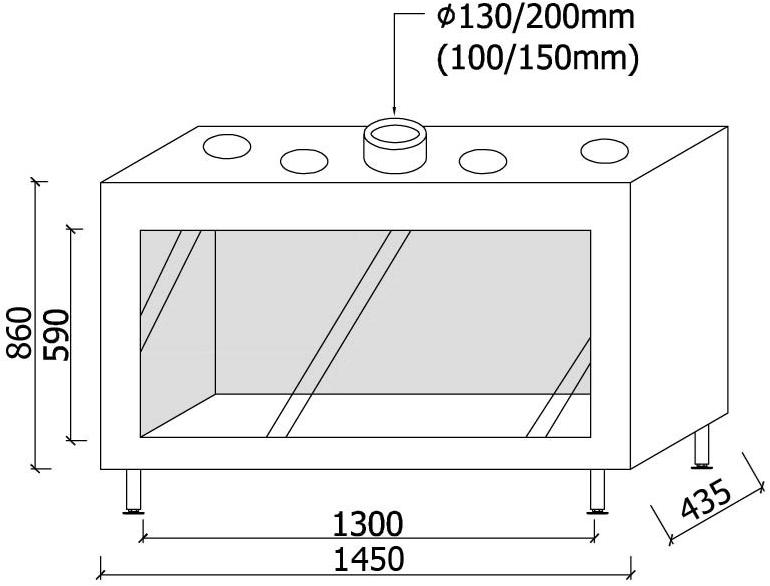 Metalfire Закрытый газовый камин Avenue sun-id-1412873 - Вид №9