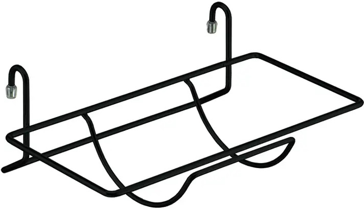 Настенная полка Lemax для бумажных полотенец - черная сталь 87972047