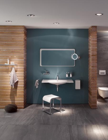 800.06.11041 Дозатор для мыла или дезинфицирующего средства с держателем HEWI System 800 - Вид №1