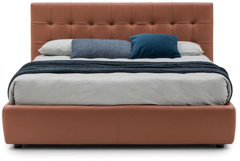 Bolzan Letti Кровать-контейнер с тафтинговым изголовьем Freedom sun-id-1471602 - Вид №2