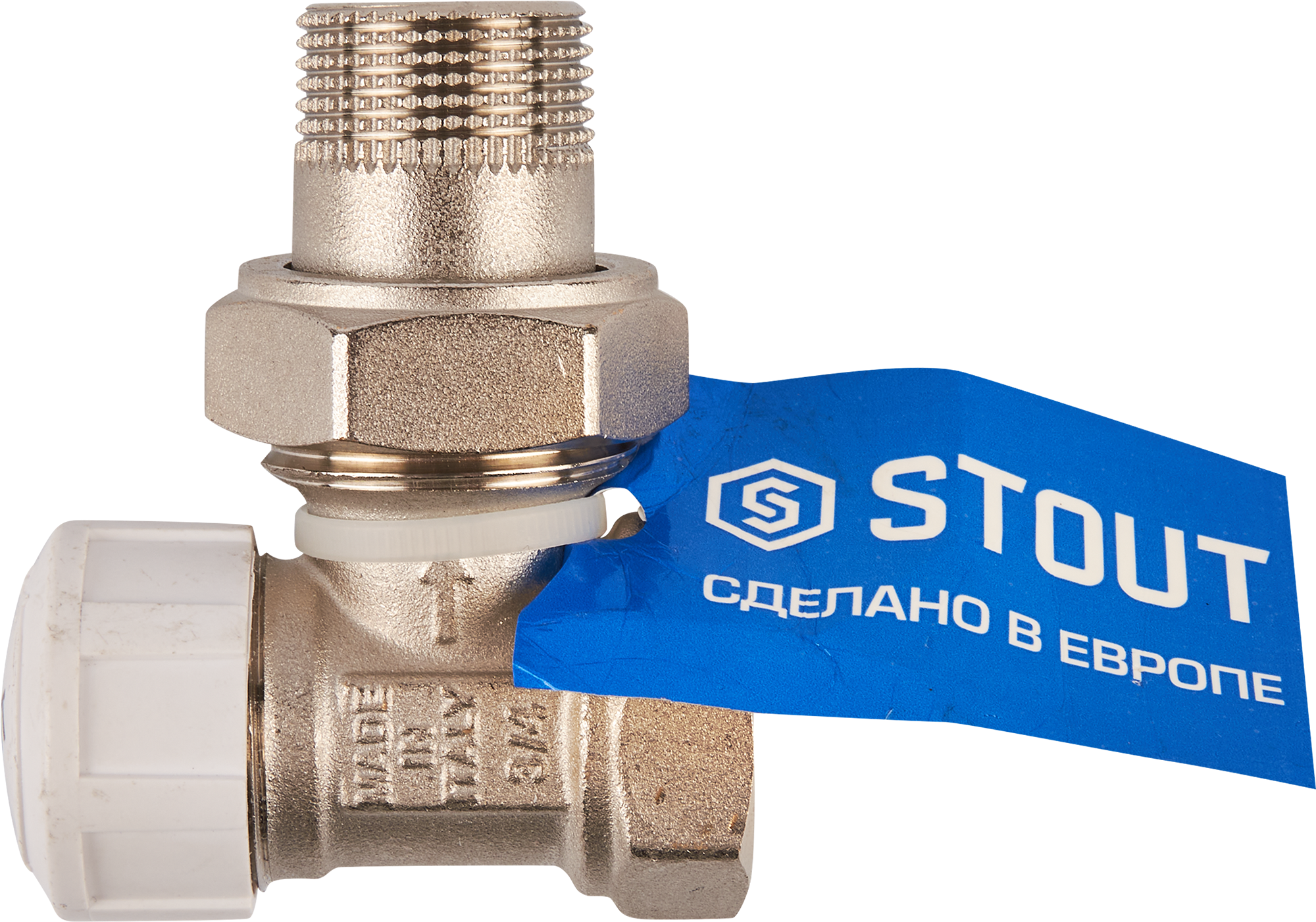 Термостатический клапан STOUT с угловым подключением 3/4" для систем отопления 82432117 STLM-0027259 - Вид №3
