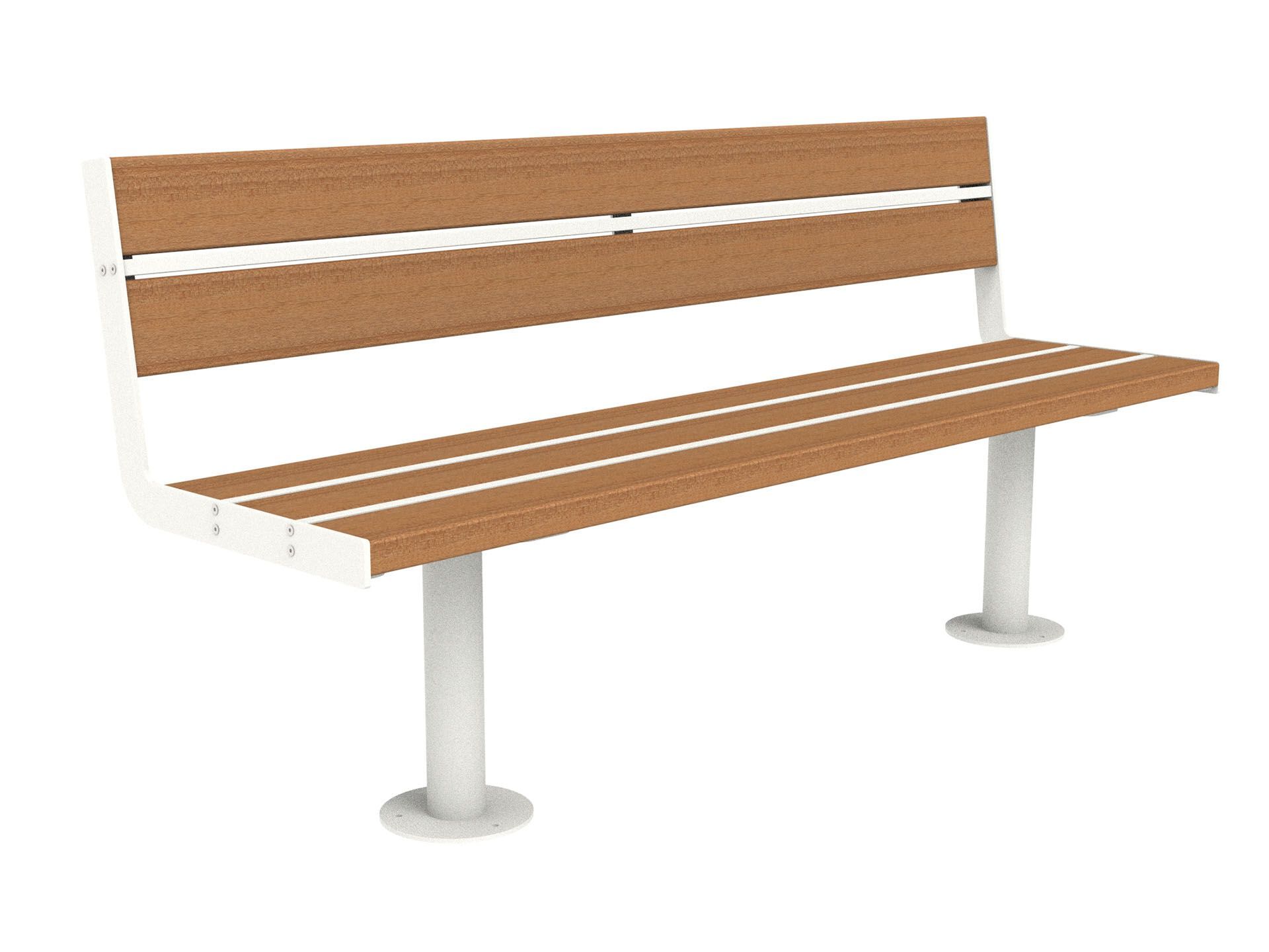 Скамья из окуме со спинкой Lazzari Joy ARCH-00135129 - Вид №19