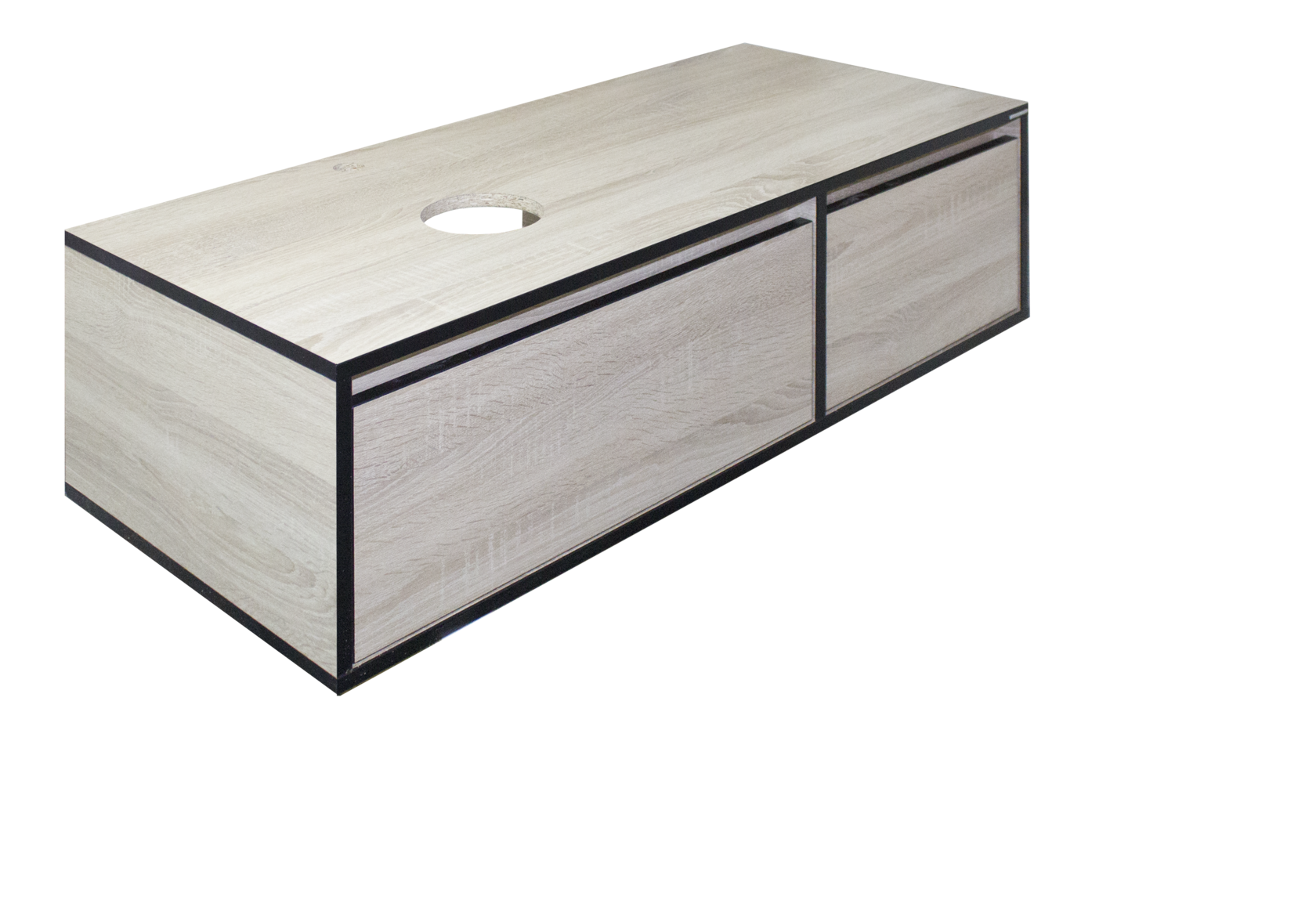 Тумба подвесная Infinity 100 - 20 дуб SANITA LUXE INFSLCW10025021W1